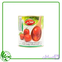 کنسرو گوجه پوست کنده (در آب گوجه) سحر 2500 گرمی
