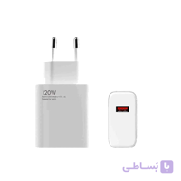 شارژر دیواری یو اس بی سوپر فست شارژ 120 وات شیائومی Xiaomi 120w USB charger MDY-12-EH