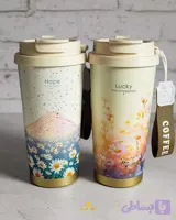 تراول ماگ گلدار طرح بابونه