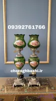 یک جفت چراغ لمپا مدل تراش سلطنتی