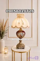 آباژور رومیزی ستون چینی مدل فرانسوی دنسی