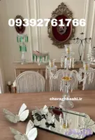 یک عدد شمعدان سه شاخه مدل باکارات فرانسه