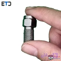 فیش فلزی آنتن آچار خور واشردار تیتانیوم ۱۰۰عددی اصل