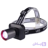 چراغ قوه هدلایت شارژی زوم دار مدل DK386 بسیار قوی قابل تنظیم زاویه