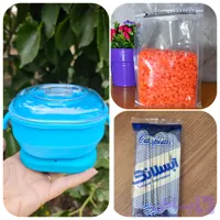 آیتم شماره ۴(دستگاه سیلکونی.وکس ۵۰۰گرمی.کاردک)