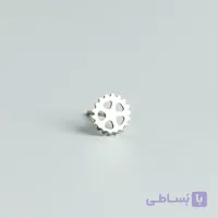 پیرسینگ نقره چرخ دنده