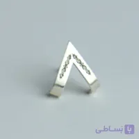 پیرسینگ نقره وی طرحدار ۲