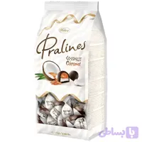 شکلات پرالینز وبرو با مغز نارگیل و کارامل Vobro Pralines بسته 1 کیلویی