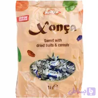 آبنبات اولدوز زونکا میوه خشک غلات Ulduz Xonca بسته 1 کیلویی