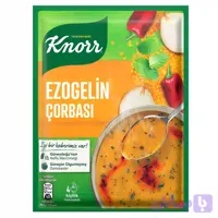 سوپ آماده گوجه و بلغور کنور Knorr Ezogelin Corbasi وزن 74 گرم