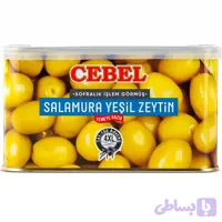 زیتون سبز مغز فلفلی جبل Cebel وزن 1 کیلو