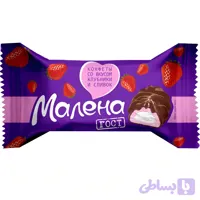 شکلات ژله‌ ای مالنا آکوند با طعم توت‌ فرنگی و خامه Akkond Malena بسته 500 گرمی