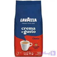 دانه قهوه لاوازا مدل کرما اِ گاستو کلاسیکو lavazza Crema e gusto Classico بسته 1 کیلویی