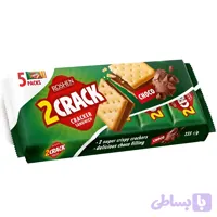 بیسکوییت کراکر روشن با مغز شکلاتی Roshen 2 Crack وزن ۲۳۵ گرم