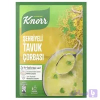 سوپ آماده مرغ با ورمیشل کنور Knorr Sehriyeli Tavuk Corbasi وزن 51 گرم