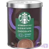 پودر هات چاکلت استارباکس با 42% کاکائو Starbucks Signature Chocolate وزن 330 گرم