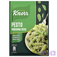 سس پاستا پستو و ریحان کنور Knorr مدل Pesto Makarana Sosu وزن 50 گرم