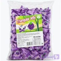ژله مثلثی با طعم سیب Triangular Jelly بسته 1 کیلویی