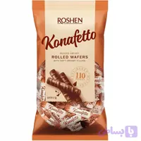 ویفر رولی کانافتو روشن با مغز کرم شکلاتی Roshen Konafetto بسته 1 کیلویی