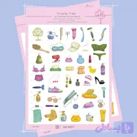 مجموعه استیکر pvc طرح شخصی