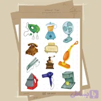 مجموعه استیکر pvc طرح آشپزخونه A5