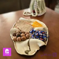اردو خوری سرامیکی دست ساز مدل دفرمه