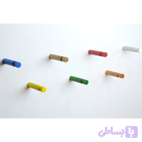 رخت آویز چوبی دیواری نگین