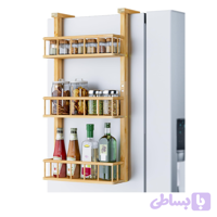 شلف کنار یخچالی چوبی 005