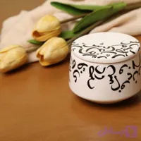 قندان سرامیکی، طرح حروف الفبا