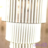لوستر led مدرن پنج طبقه 400وات نوردهی