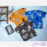 تیشرت تک بچگانه گارفیلد با جنس پنبه لاکرا در سه سایز 35 تا 45 و سه رنگ زیبا (کد 71IS5)