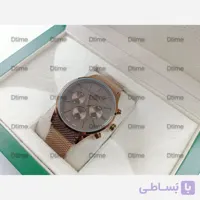 ساعت مچی مردانه بلیزر مدل 3175 صفحه سفید با بند حصیری و تقویم دار