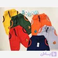 شلوارک راحتی بچگانه نخ پنبه لطیف و نرم (کد 4F40B)