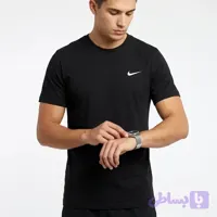 تی شرت آستین کوتاه یقه گرد مردانه کلاسیک ساده پلی استر معمولی