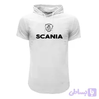 تیشرت کلاه دار مردانه طرح Scania مدل R 5788 سه رنگ مشکی، قرمز، سفید