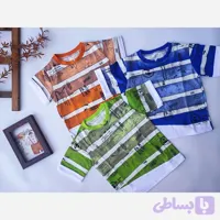 تیشرت بچگانه هاوایی جنس پنبه لاکرا در سه سایز و سه رنگ