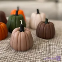 شمع کدو تنبل طرح دار