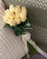 دسته گل عروس رز غنچه | مصنوعی