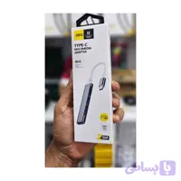 هاب تایپ سی برند جی بی کیو type-c multimedia adapter jbq