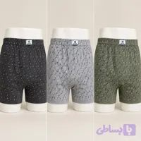 شورت پادار مردانه امجدپک 3 عددی لارج