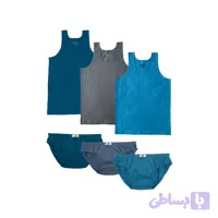 ست زیرپوش رکابی شورت اسلیپ مردانه امجد