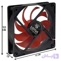 فن کیس لوتوس مدل 9 پر 12cm*12cm قرمز