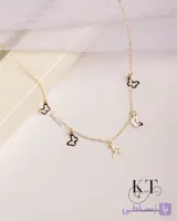 گردنبند طلا اسپادانا پروانه