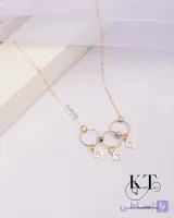 گردنبند طلا اسپادانا 3 حلقه