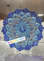 بشقاب میناکاری روی مس سایز۳۰کد۱۱۰
