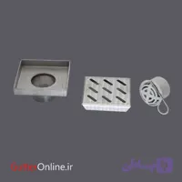 کفشور تمام استیل نقطه ای ۱۰*۱۰ طرح هاشوری
