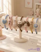 تل مو عروسکی فانتزی دست‌ساز دخترانه وارداتی