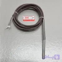 سنسور PT100 با سیم سیلیکونی دومتری با مهره