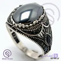 انگشتر نقره حدید مردانه مدل دماوند کد 62740
