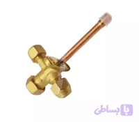 شیر سرویس اسپیلت 3/4 صاف 180 درجه | ابزار و قطعات برودتی